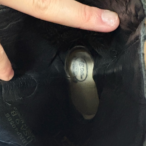 JB Dillon Tan with Sparkle Croc Print Inlay Snip Toe Western Cowboy Boots - Picture 4 of 8